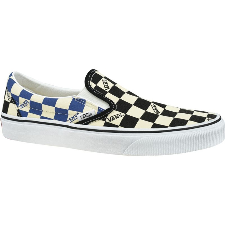 Vans Classic Slip-On Big Check M VN0A4U38WRT beige le noir bleu multicolore Vans Classic Slip-On Big Check M VN0A4U38WRT beige le noir bleu multicolore