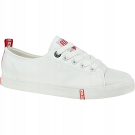 Chaussures Big Star W GG274005 blanc rouge