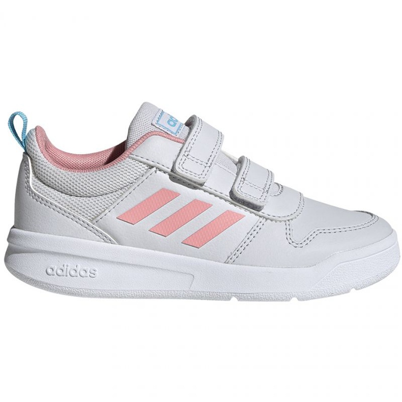 Chaussures Adidas Tensaur C Jr EG4091 blanche bleu Chaussures Adidas Tensaur C Jr EG4091 blanche bleu