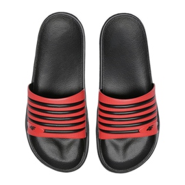 Chaussons 4F M H4L20 KLM001 le noir rouge