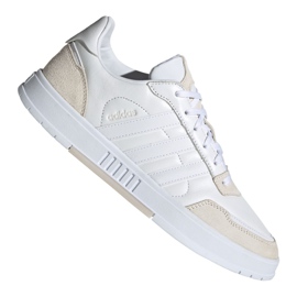 Chaussures Adidas Courtmaster M FW2890 beige blanc