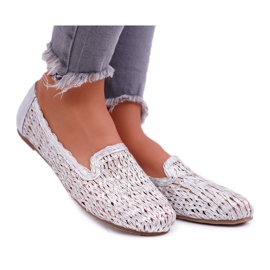 Ballerines Femme Lu Boo Tressé Argent 4Ever gris