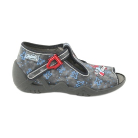 Chaussures enfant Befado 217P099 rouge bleu gris