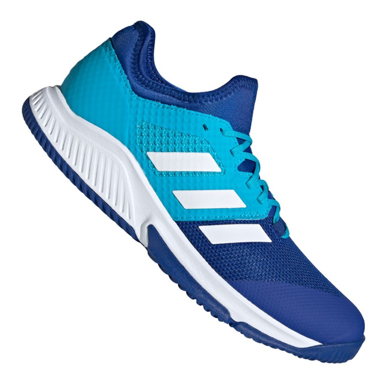 Adidas Court Team Bounce M FU8320 chaussures de volley-ball multicolore bleu