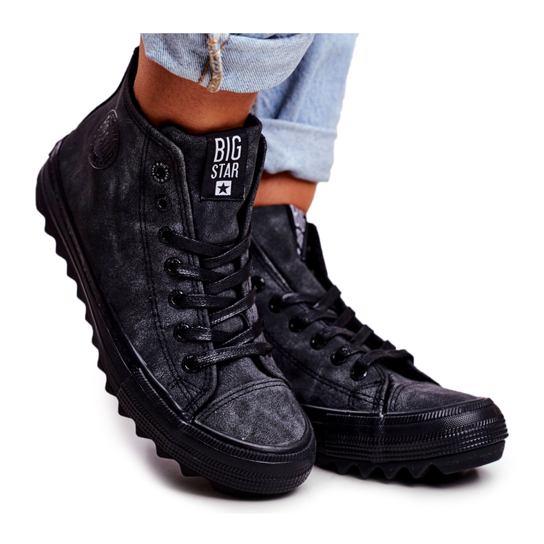 Baskets Femme Big Star High Warmed Noir GG274069 le noir Baskets Femme Big Star High Warmed Noir GG274069 le noir