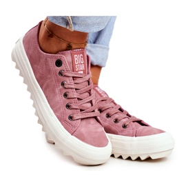 Baskets Femme Big Star Rose GG274111 Baskets Femme Big Star Rose GG274111