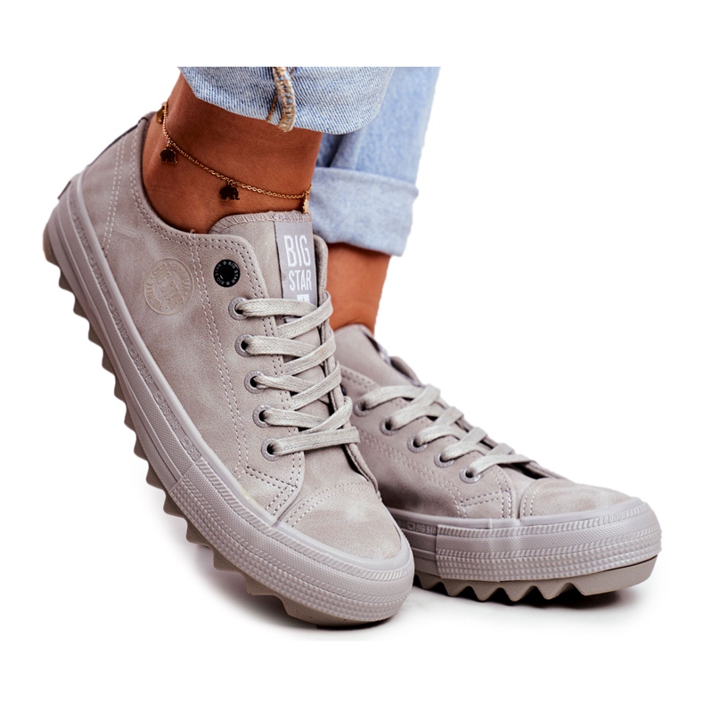 Baskets Femme Big Star Gris GG274075