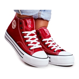 Baskets Femme Big Star Rouge GG274014 Baskets Femme Big Star Rouge GG274014
