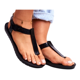 Sandales en caoutchouc parfumées pour femmes ZAXY Noir DD285039