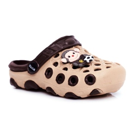 Chaussons Enfant Foam Crocs Marron Singe Footballeur brun Chaussons Enfant Foam Crocs Marron Singe Footballeur brun
