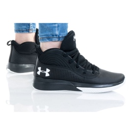 Under Armour Gs Lockdown 4 Jr 3022123-001 multicolore le noir