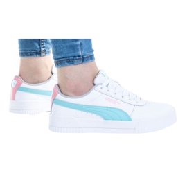 Puma Carina L Jr 370677 06 blanc orange