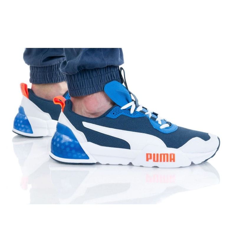 Puma Cell Phantom M 192939 08 blanche bleu marin bleu Puma Cell Phantom M 192939 08 blanche bleu marin bleu