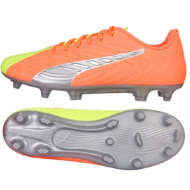 Chaussures de foot Puma One 20.4 Osg FG / AG M 105966 01 multicolore orange
