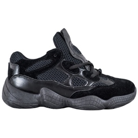 SHELOVET Baskets noires le noir