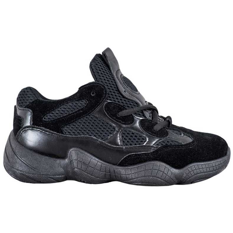 SHELOVET Baskets noires le noir