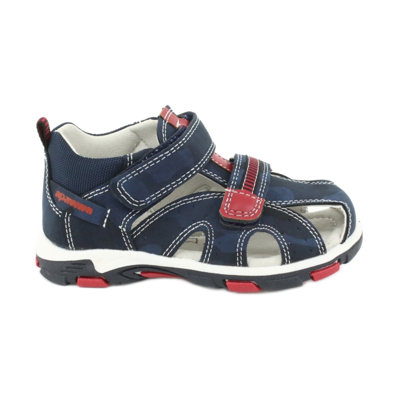 Apawwa Sandales Enfant avec Velcro Marine Goreno rouge bleu marin Apawwa Sandales Enfant avec Velcro Marine Goreno rouge bleu marin