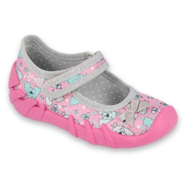 Chaussures enfant Befado 109P201 rose gris multicolore Chaussures enfant Befado 109P201 rose gris multicolore