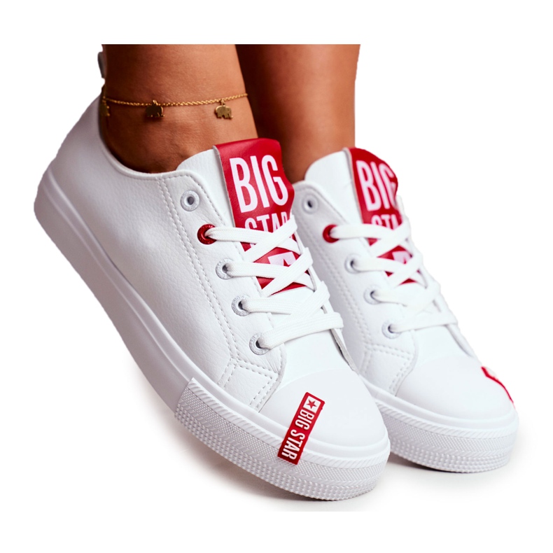 Baskets Femme Big Star Blanc EE274302 blanche