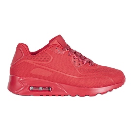 Chaussures de sport rouges pour hommes 5586-4 Chaussures de sport rouges pour hommes 5586-4