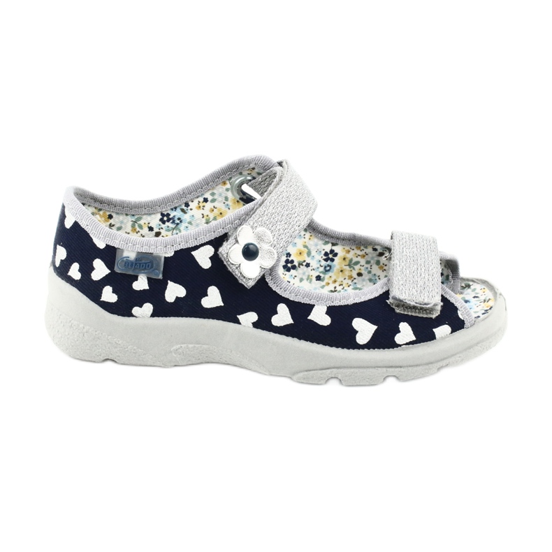 Chaussures enfant Befado 969X148 bleu marin gris