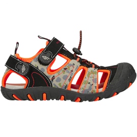 Sandales 4F Jr HJL20 JSAM002 90S le noir orange multicolore