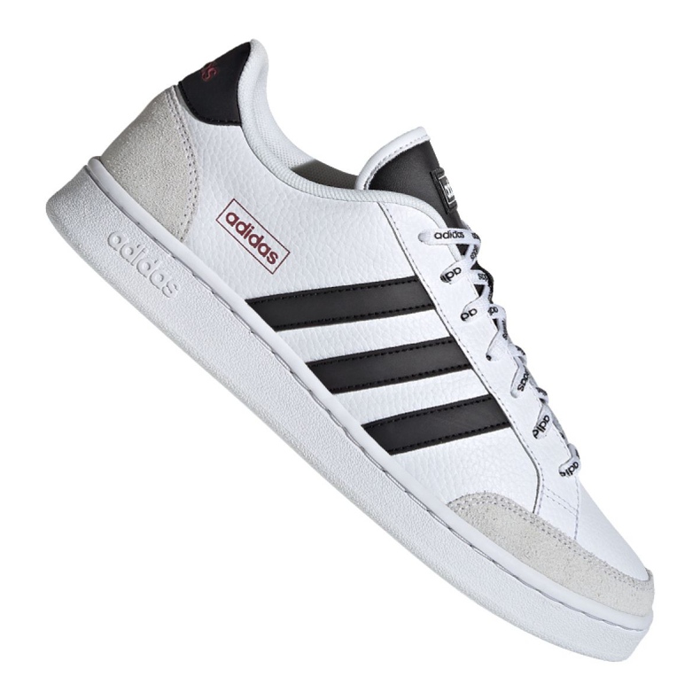 Chaussures Adidas Grand Court Se M FW6669 blanche le noir