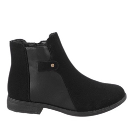 Kayla Shoes Bottes isolées noires DD5291-1 le noir