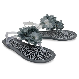 Sandales Meliski Avec Fleur 555 Gris Sandales Meliski Avec Fleur 555 Gris
