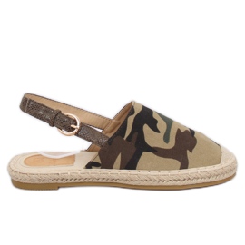 Espadrilles à talon ouvert camo HH-119 Camouflage