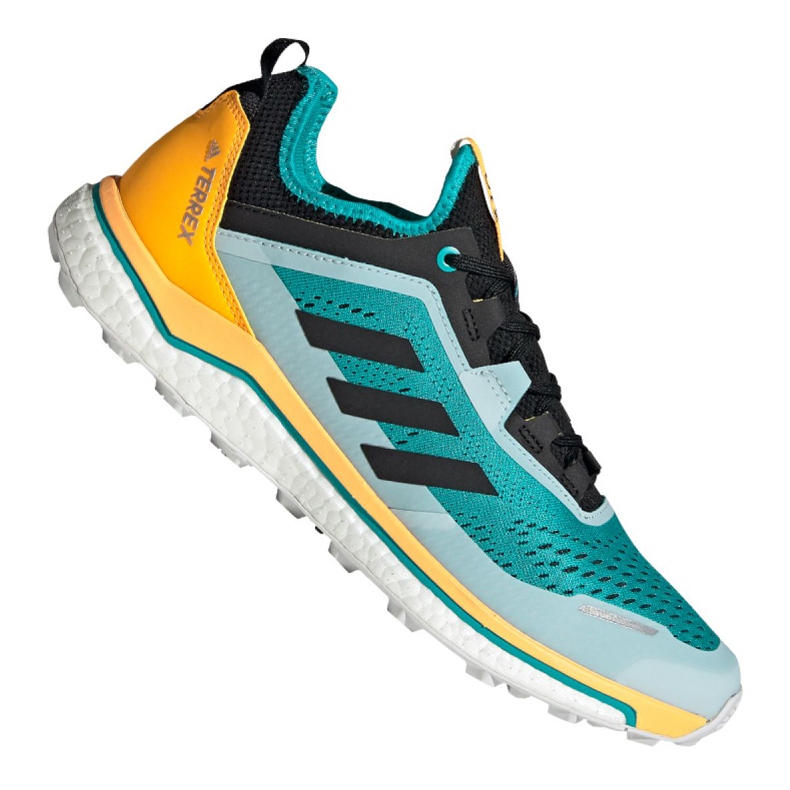 Chaussures Adidas Terrex Agravic Flow M FV2410 noir multicolore bleu multicolore