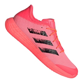 Adidas Adizero FastCourt Tokyo M FX1771 chaussures de volley-ball multicolore rose Adidas Adizero FastCourt Tokyo M FX1771 chaussures de volley-ball multicolore rose