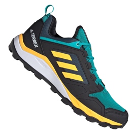 Chaussures Adidas Terrex Agravic Trail M FV2418 le noir multicolore vert jaune