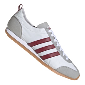 Chaussures Adidas Vs Jog M FX0092 blanc rouge multicolore