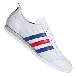 Chaussures Adidas Vs Jog M FX0094 blanc rouge bleu