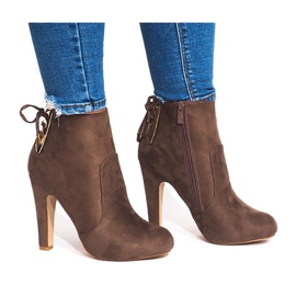 Bottes À Talons Hauts 88-48 Kaki vert