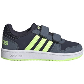 Adidas Hoops 2.0 Cmf Jr FW4930 chaussures bleu marin multicolore