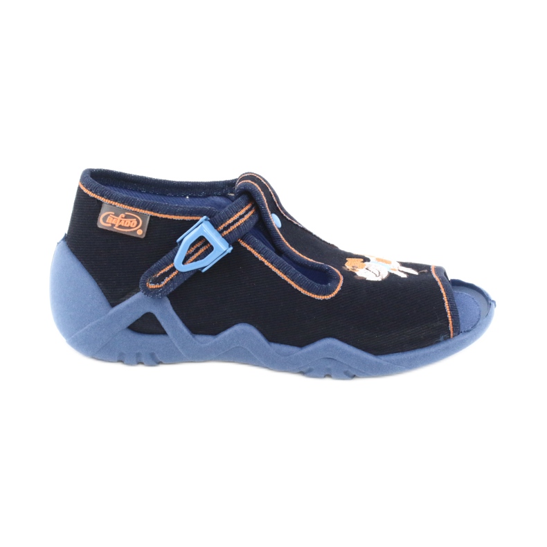 Chaussures enfant Befado 217P105 bleu marin orange multicolore