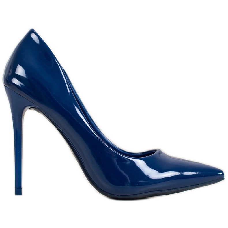 Small Swan Goupilles vernies bleu