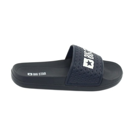 Big Star Les tongs de mousse garçons pour la plage bleu marine GG374802 blanc
