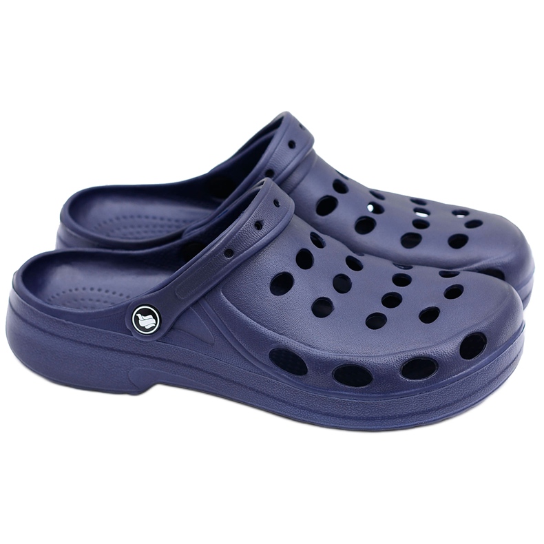Flameshoes Chaussons Homme Sandales Bleu Marine Crocs