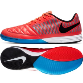 Chaussures indoor Nike Lunargato Ii Ic M 580456-604 rouge multicolore