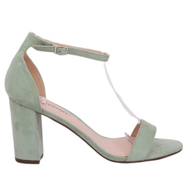 Sandales à talons céladon CD59P Vert Ii Genre