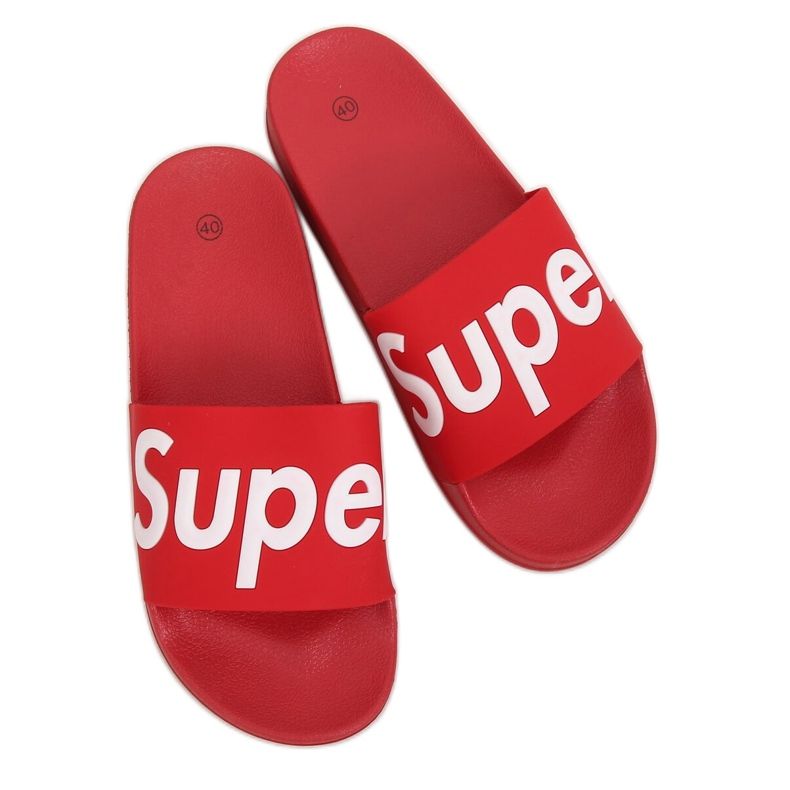 Chaussons rouges femme CK110 Rouge