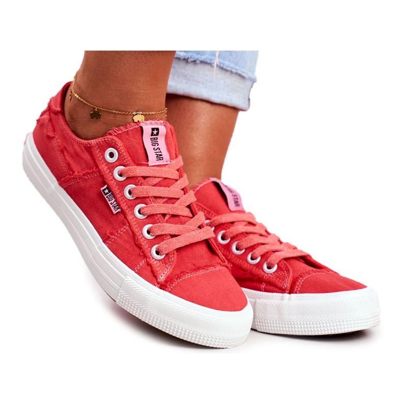 Baskets Femme Big Star Rouge DD274449