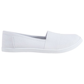 SHELOVET Baskets à enfiler blanc