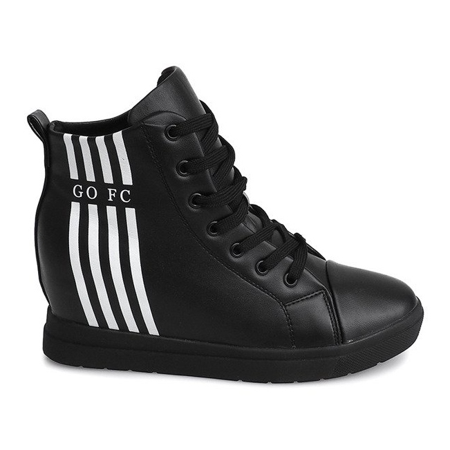 Baskets simples à la mode GFA98 Noir blanche le noir