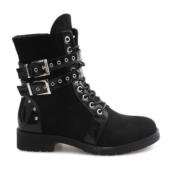 Bottes En Daim Ouvriers A-52 Noir le noir