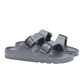 Flameshoes Pantoufles Garden Light Grises Pour Hommes