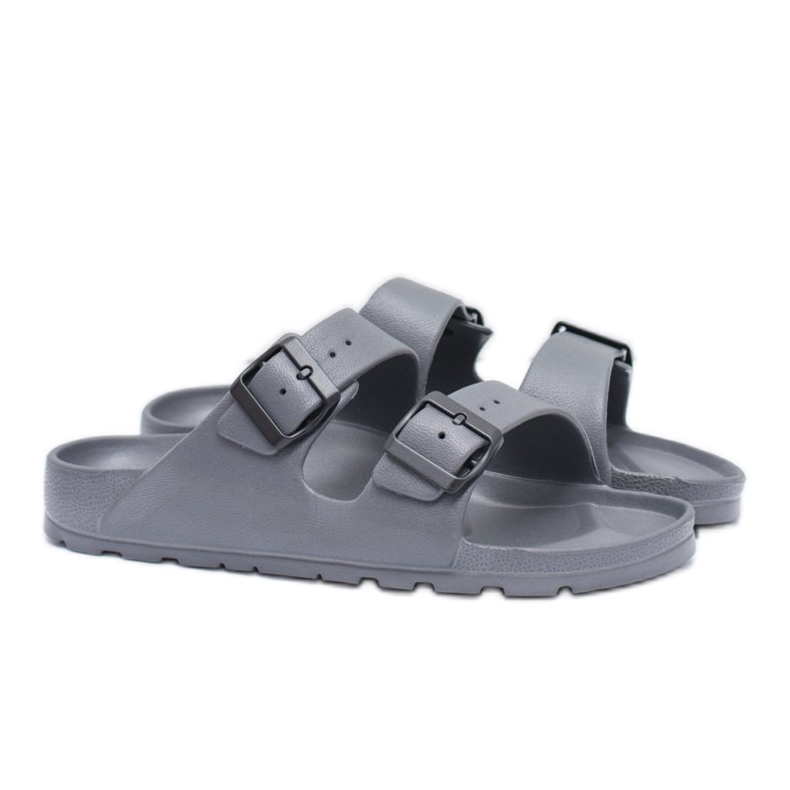 Flameshoes Pantoufles Garden Light Grises Pour Hommes
